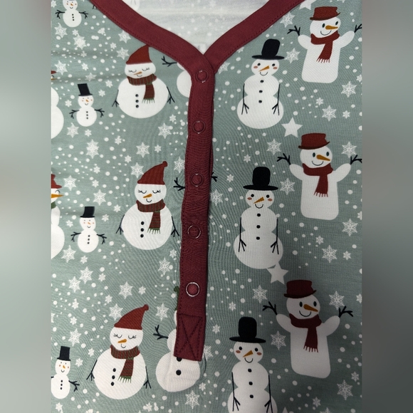 NWT Emerson and Friends Womens 3X Snow People Pajama Top - Picture 7 of 9